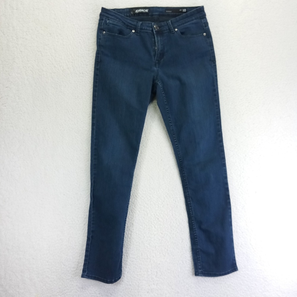 Jordache Womens Skinny Jeans Dark Rinse Blue Stretch Denim Size 10 JM311199